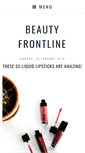 Mobile Screenshot of beautyfrontline.com